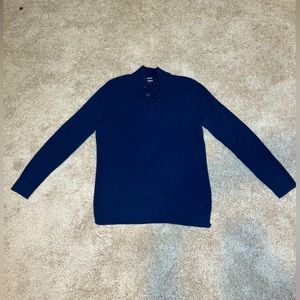 EXPRESS NAVY BLUE HENLY // SIZE LARGE